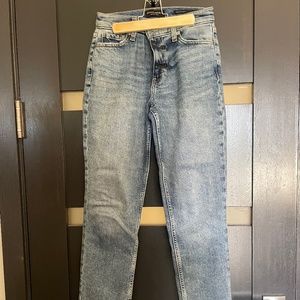 Sz 25 Banana Republic High Rise Straight Jeans